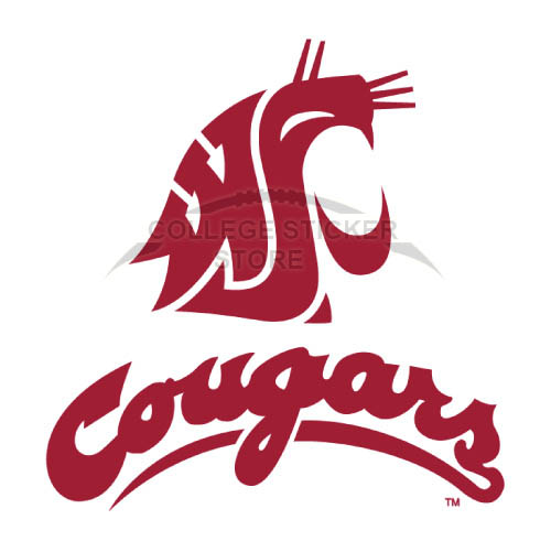 Diy Washington State Cougars Iron-on Transfers (Wall Stickers)NO.6905